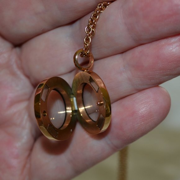 South Hill Designs 19" Rose-gold Tone Crystal Locket - Picture 7 of 9